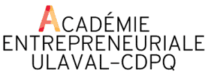 Logo Académie Entrepreneuriale Ulaval - CDPQ